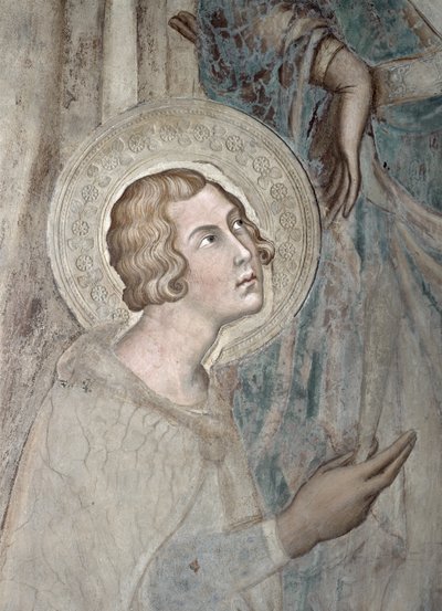 Maesta: St. Ansanus (detail) by Simone Martini