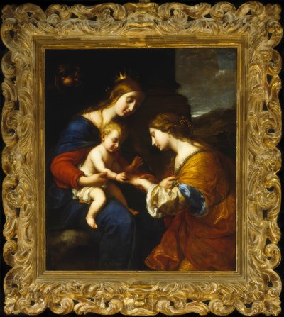 The Mystical Marriage of Saint Catherine by Simone Pignoni