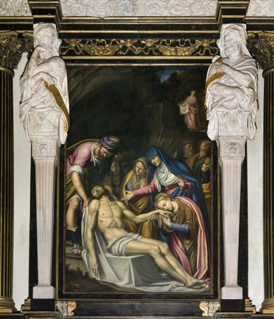The Deposition, 1591 by Simone Veneziano Peterzano