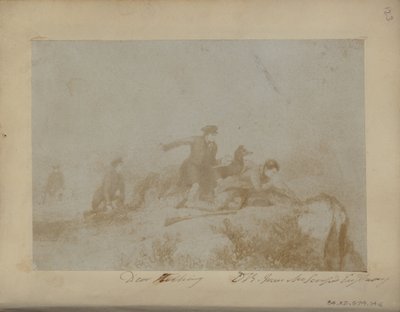 Deer Stalking, from an Engraving by Sir David Brewster