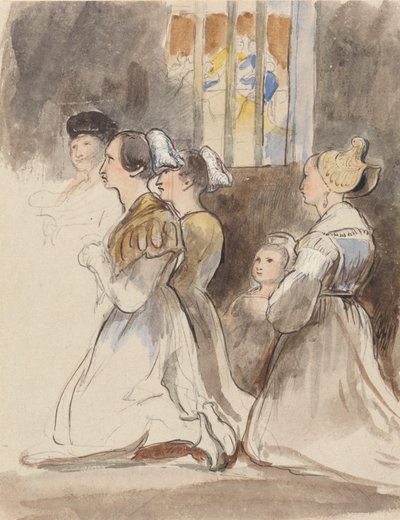 A Group of Women at Mass by Sir David Wilkie