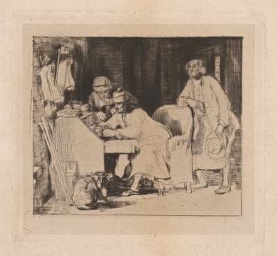 The Lost Receipt by Sir David Wilkie