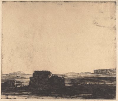 The Desert by Sir David Young Cameron