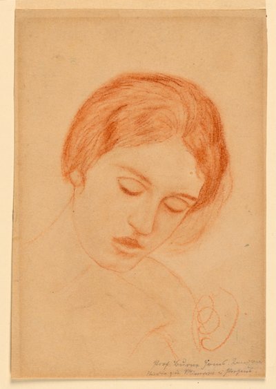 Head of a Woman by Sir Edward Burne Jones