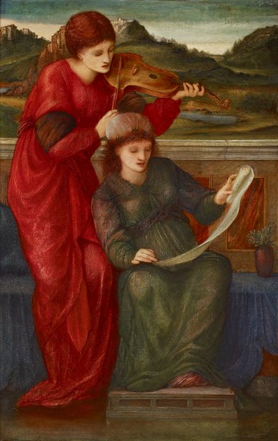 Music, 1877 by Sir Edward Coley Burne Jones