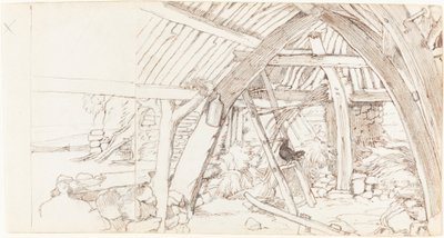 The Barn by Sir Edwin Landseer