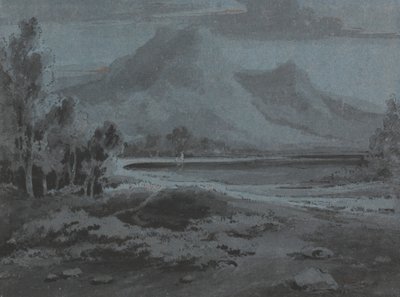 Welsh Landscape by Sir George Howland Beaumont seventh Baronet