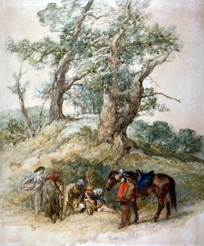 A Halt by Sir John Gilbert
