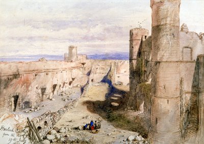 Harlech Castle from the Ramparts by Sir John Gilbert