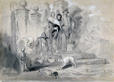 Hudibras in the Stocks by Sir John Gilbert
