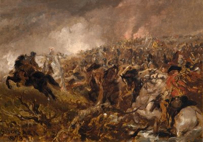 Preparing For The Charge by Sir John Gilbert