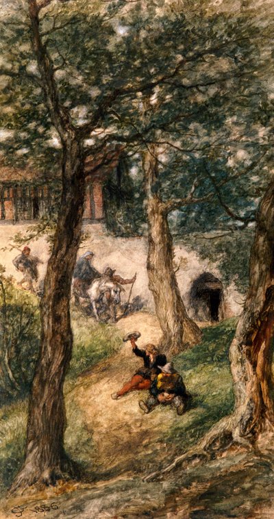 Under the Greenwood Tree, 1886 by Sir John Gilbert