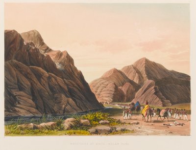 Mountains at Zirta Bolan Pass by Sir Keith A. Jackson