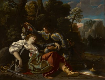 Tancred and Clorinda by Sisto Badalocchio
