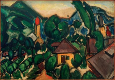 Motif from Nagybánya by Sándor Galimberti