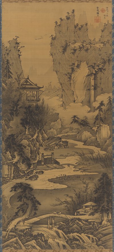 Orchid Pavilion Gathering by Soga Shohaku