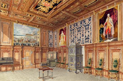 The Coronation Hall in Laxenburg Castle near Vienna by Sotira