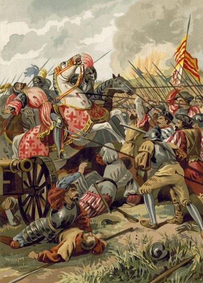 Battle of Cerignola, Italy, 1503 by Spanish School