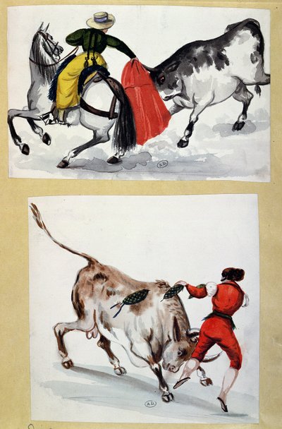 Bullfighters by Spanish School