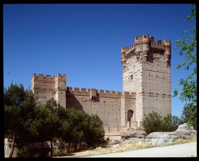 Castle of La Mota by Spanish School
