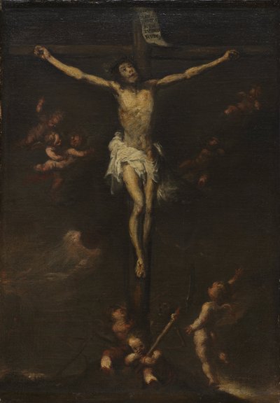Crucifixion by Spanish School