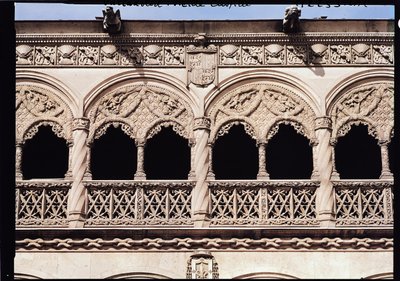 Detail (arches of the loggia) by Spanish School