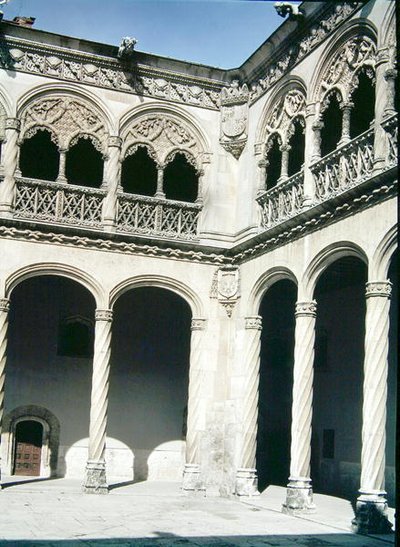 Detail of the Arches of the Loggia by Spanish School