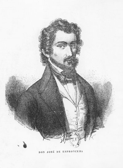 Don José de Espronceda by Spanish School
