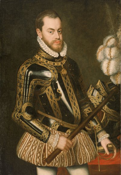 Philip II of Spain by Spanish School