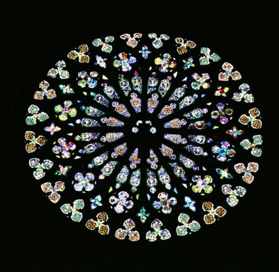 Rayonnant rose window, c.1380 by Spanish School