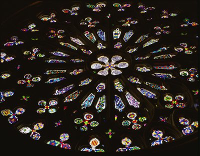 Rose window by Spanish School