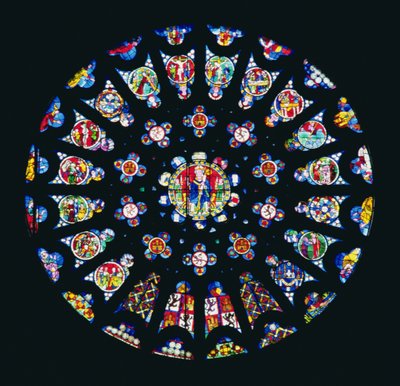 South Rose Window, c.1280 by Spanish School
