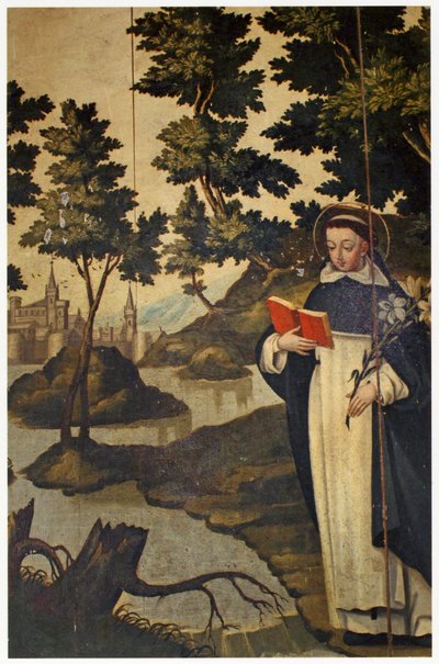 St. Dominic holding the lily by Spanish School