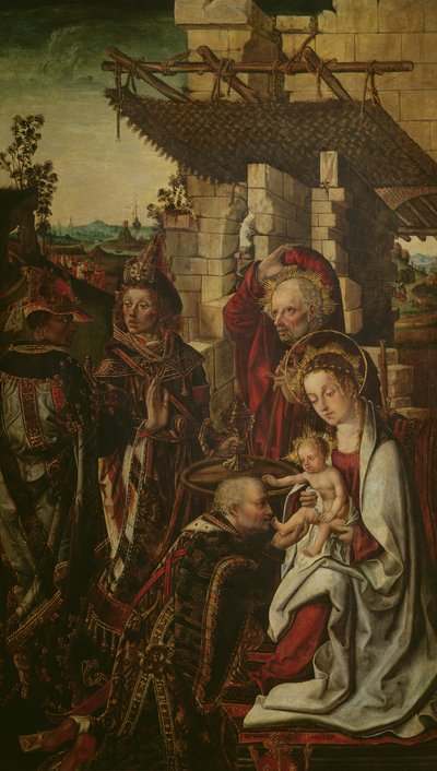 The Adoration of the Magi by Spanish School