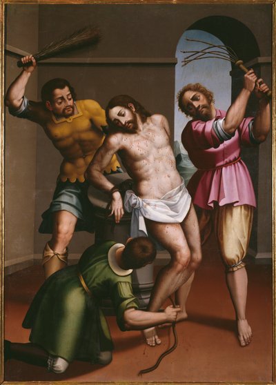 The Flagellation of Christ by Spanish School