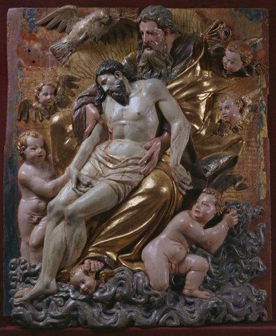 The Trinity (detail) by Spanish School