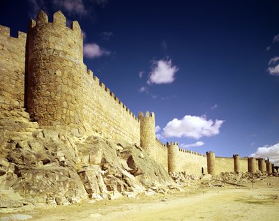 The city walls by Spanish School