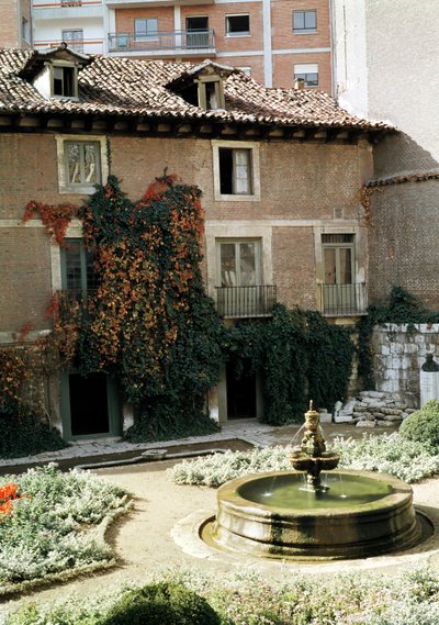 The house of Miguel Cervantes by Spanish School