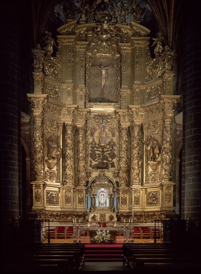 View of the High Altar by Spanish School