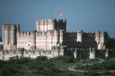 View of the castle by Spanish School