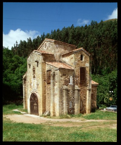 View of the church by Spanish School