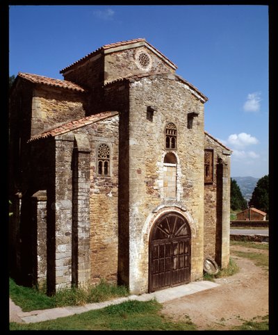 View of the church by Spanish School