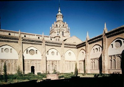 View of the Cloisters by Spanish School