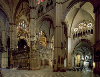 View of the interior by Spanish School