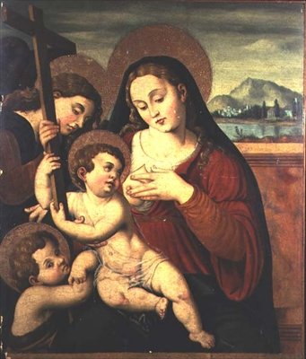 Virgin and Child by Spanish School
