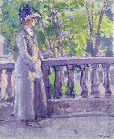 The Balcony, Mornington Crescent by Spencer Frederick Gore