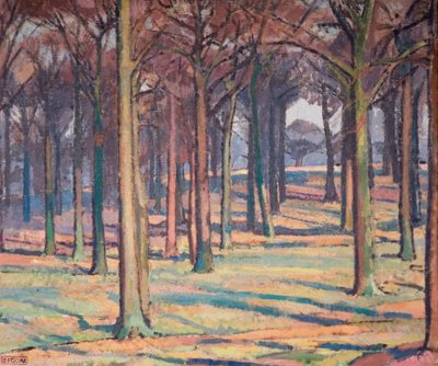 Wood in Richmond Park, 1914 by Spencer Gore