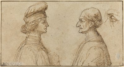 Bust of Two Men by Sperandio