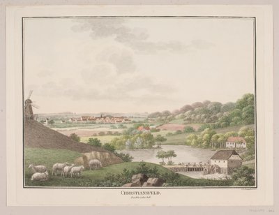 Christiansfeld, from the Eastern Side by Søren L. Lange