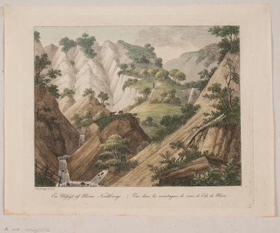 A View of Møns Chalk Cliffs by Søren L. Lange